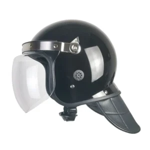 Police Safety Military Style Protective Metal Frame Anti-Riot Control Helmet